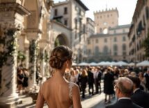 Vista panoramica di Urbino, città d'arte italiana