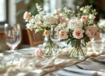 Esempio di decorazioni nuziali opulente per il 2025