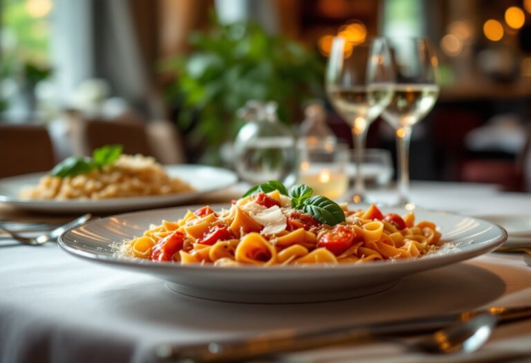 Piatto di cucina italiana che unisce tradizione e innovazione