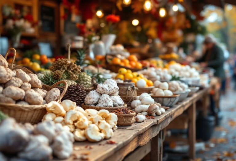 Immagine di eventi culinari autunnali con piatti tipici