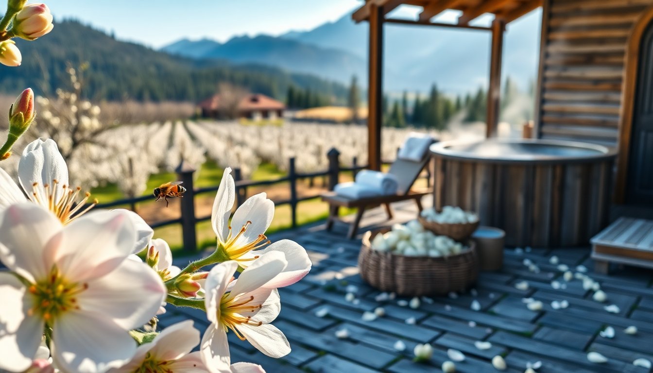 Fioritura in Val di Non: relax, spa e passeggiate al Pineta Nature Resort